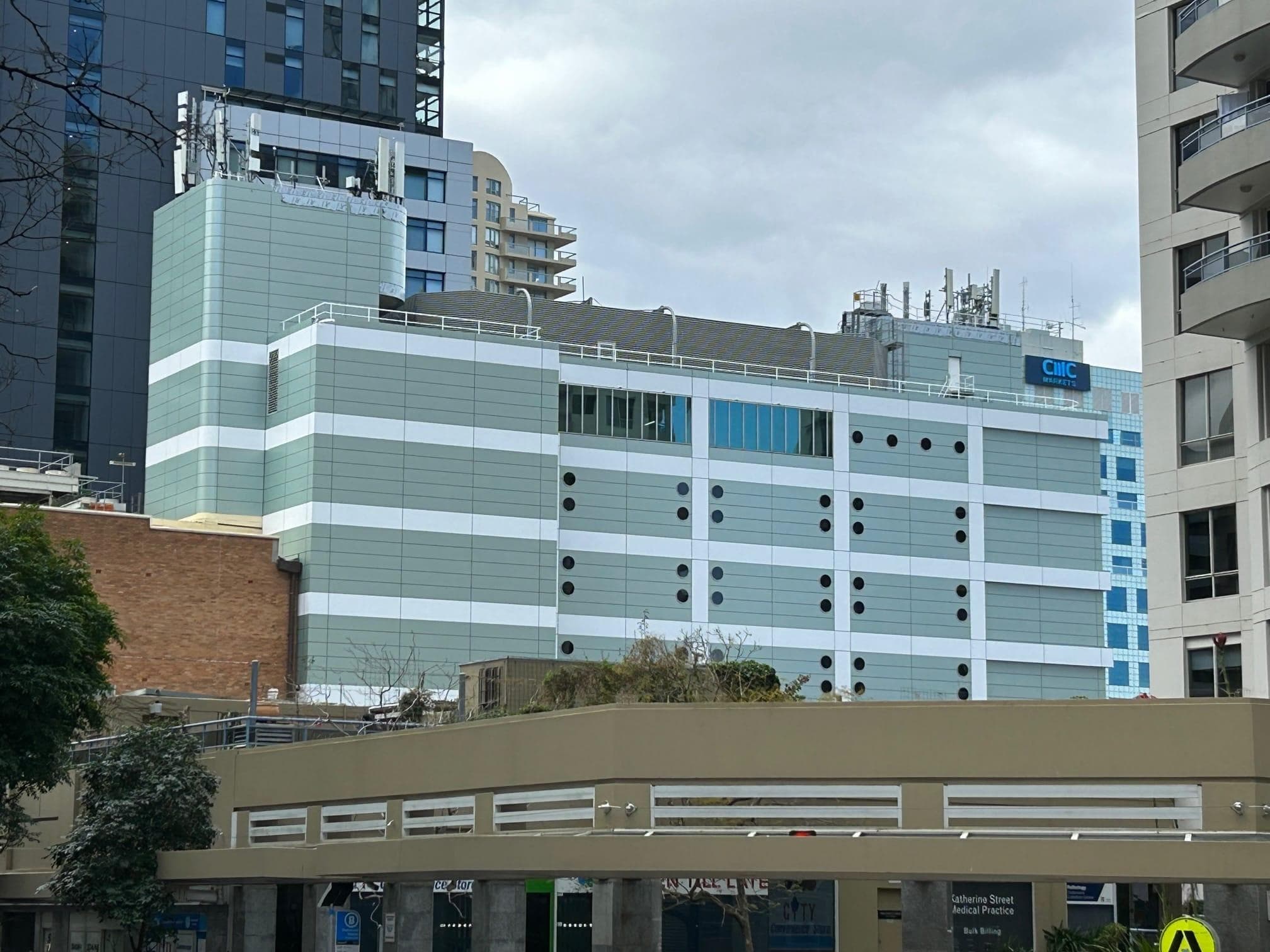 Telstra Chatswood infrastructure reclad featuring ALPOLIC™ NC/A1 panels