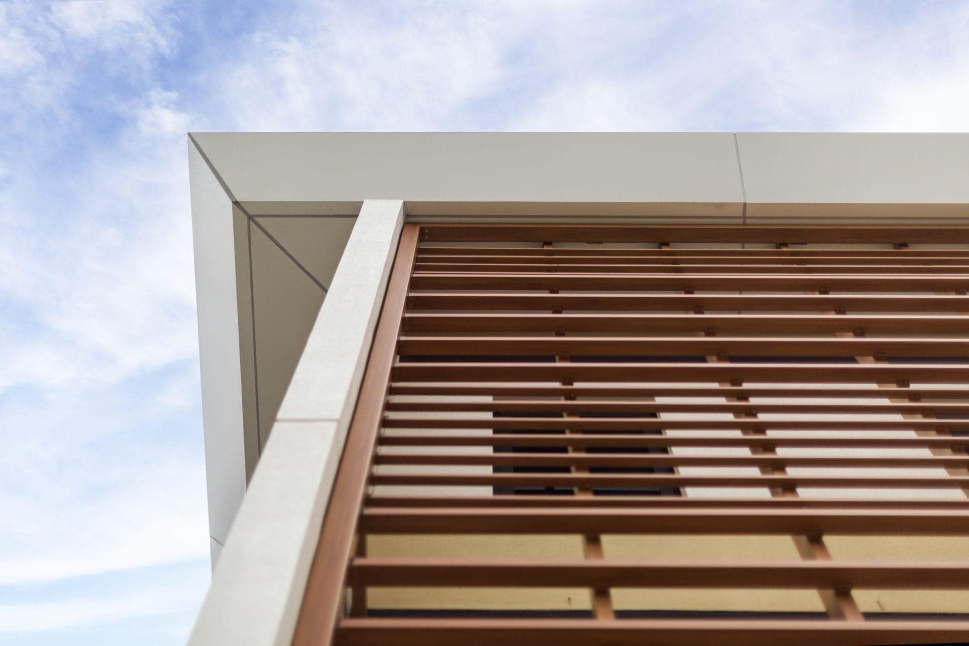 Mitsubishi ALPOLIC NC/A1 DtS non-combustible aluminium composite cladding cladding on façade of the Nihon University in Newcastle, NSW.
