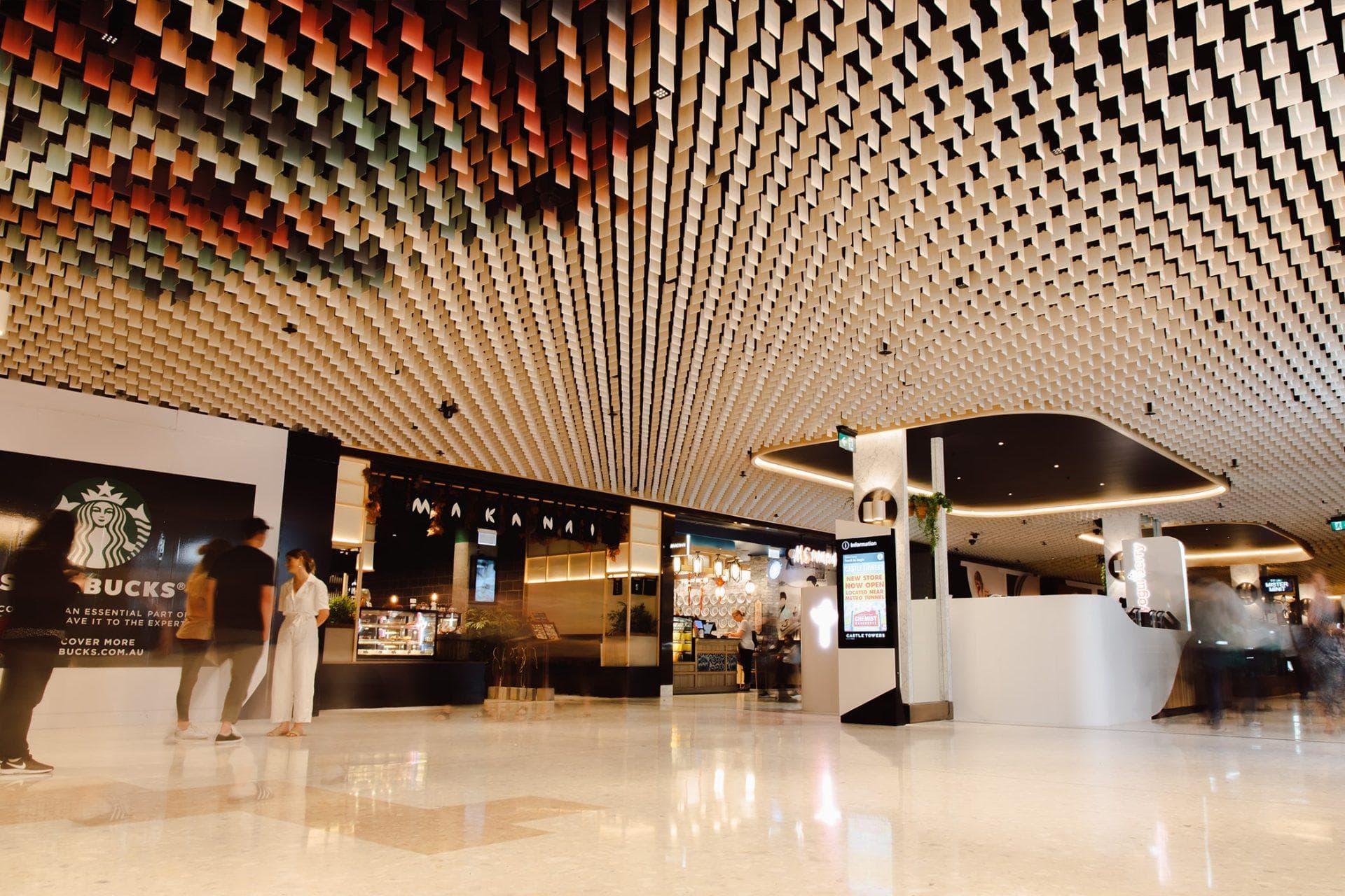 Network Architectural – Durlum Metal Ceiling Castle Towers close up ceiling 05