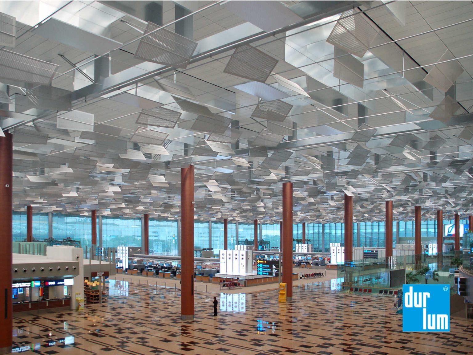 The butterfly effect at Changi Airport Terminal 3: Ingenious design takes flight with durlumâ€™s dynamic ceiling and light modulation system